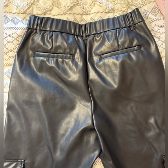 Leather cargo pants - Picture 3 of 6